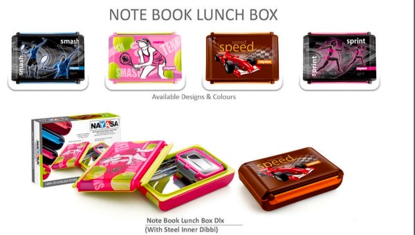 Nayasa NoteBook Lunch Box DLX || Stainless Steel Leak Proof Lunch Box 